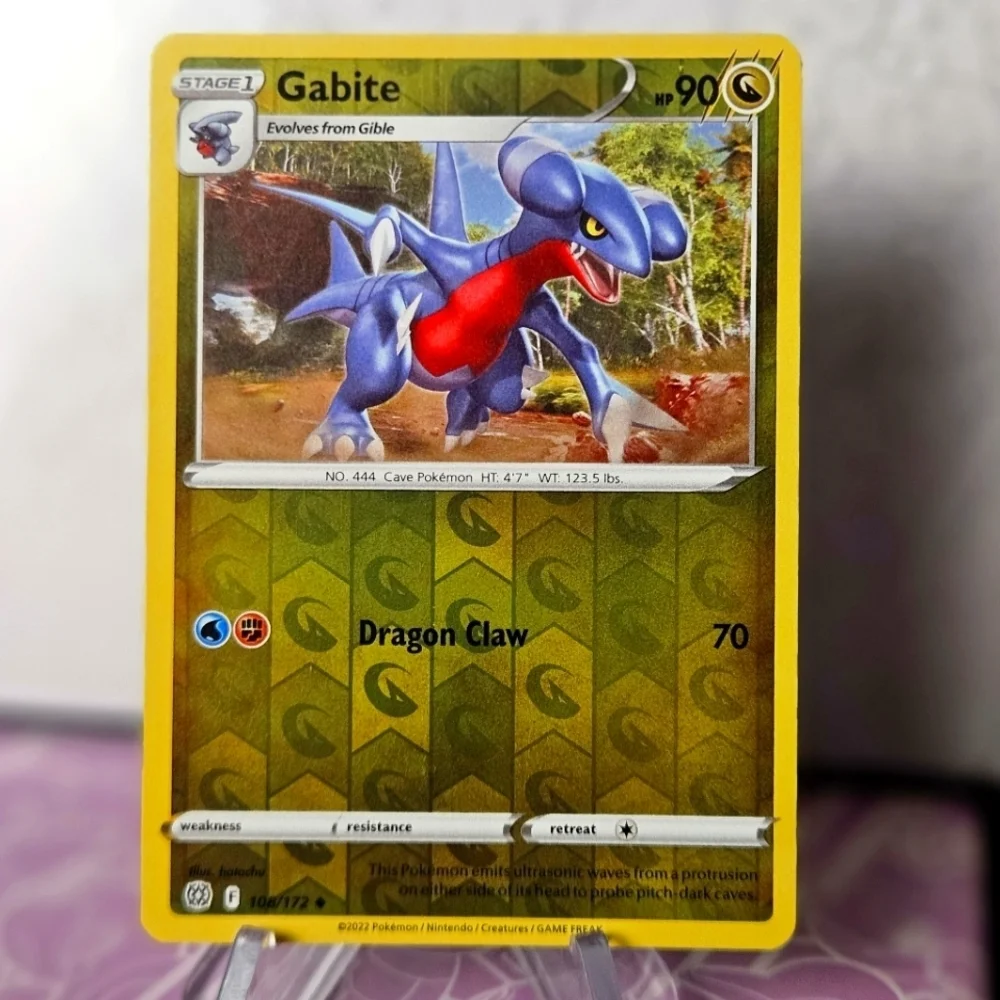 pokemon card gabite (Prerelease) [Staff] (48/124) [Diamond and Pearl Promos]  Plug Stage 1 Pokemon Pokmon TCG - Gabite -